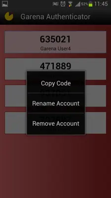 Garena Authenticator android App screenshot 8